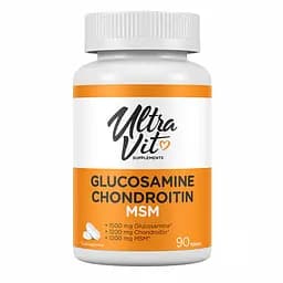 Хондропротектори для суглобів VPLab Ultra Vit Glucosamine Chondroitin MSM 90 таблеток