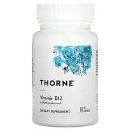 Метилкобаламін Thorne Methylcobalamin, 60 вегакапсул - мініатюра 1