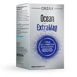 Магній цитрат малат та гліцинат Orzax Ocean Extramag 30 таблеток