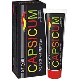 Крем-гель Elixir Capsicum Красный перец 75 мл