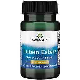Лютеин Swanson Lutein Esters 20 мг 60 гелевых капсул