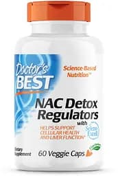 Натуральная добавка Doctor's Best NAC Detox Regulators, 60 капсул