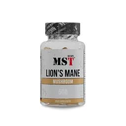 Екстракт гриба їжовик гребінчастий MST Nutrition Lion's Mane Mushroom, 60 капсул для підтримки мозку та нервової системи - мініатюра 1