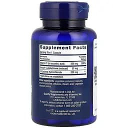 Антиоксидантний комплекс Life Extension Glutathione, Cysteine & C 100 капсул - мініатюра 2