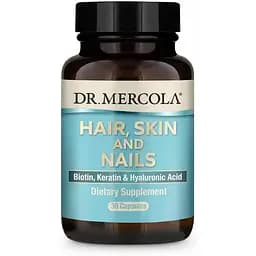 Вітаміни та мінерали Dr. Mercola Hair Skin & Nails, 30 капсул - мініатюра 1