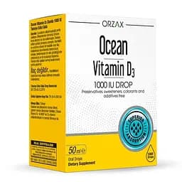 Вітамін D3 Orzax Ocean Vitamin D3 1000 IU Drop 50 мл