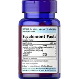 Жирні кислоти Puritan's Pride Krill Oil 500 mg 30 капсул - мініатюра 2