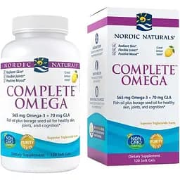Жирні кислоти Nordic Naturals Complete Omega лимон 120 капсул