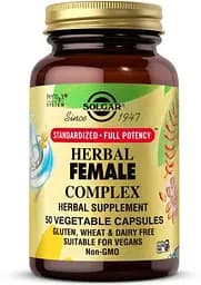 Натуральная добавка Solgar SFP Herbal Female Complex, 50 вегакапсул