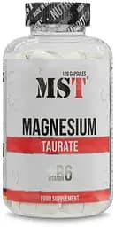 Вітаміни та мінерали MST Magnesium Taurate + Vitamin B6, 120 капсул