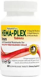 Вітаміни та мінерали Natures Plus Hema-Plex, 60 таблеток