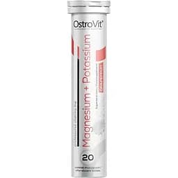 Витамины и минералы OstroVit Magnesium + Potassium 20 шипучих таблеток Грейпфрут