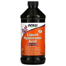 Препарат для суглобів і зв'язок Now Liquid Hyaluronic Acid 473 мл