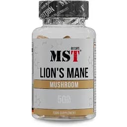Натуральна добавка MST Lion's Mane Mushroom, 60 капсул