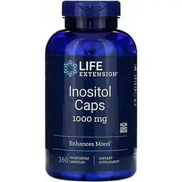 Інозитол Life Extension Inositol 1000 мг 360 вегетаріанських капсул