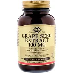 Екстракт виноградних кісточок Solgar Grape Seed Extract 100 мг 60 капсул