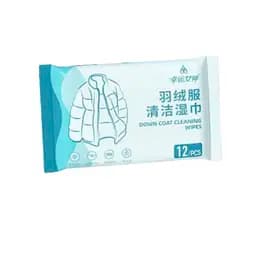 Чистячі вологі серветки 12 серветок з лимоном для пуховика швидке видалення плям без прання одягу