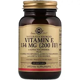 Вітамін E Solgar 134 мг 200 IU 100 желатинових капсул