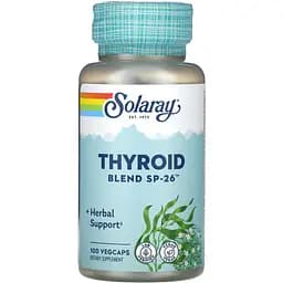 Добавка Solaray Thyroid Blend SP-26, 100 капсул