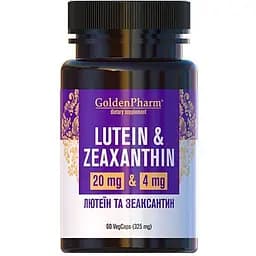 Лютеїн та Зеаксатин Golden Pharm 60 капсул