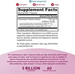 Пробіотики Jarrow Formulas Women's Fem Dophilus 5 млрд 30 капсул - мініатюра 9