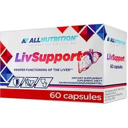 Добавка Allnutrition Livsupport для підтримки печінки 60 капсул