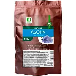 Насіння льону Красота та Здоров'я 100 г