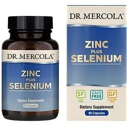 Вітаміни та мінерали Dr. Mercola Zinc plus Selenium, 90 капсул