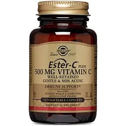 Вітамін С Solgar Ester-C Ascorbate Complex 500 мг 50 капсул