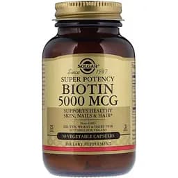 Вітамін В7 Solgar Biotin 5000 мкг 50 капсул