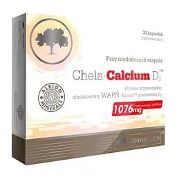 Вітаміни та мінерали Olimp Chela-Calcium D3, 30 капсул