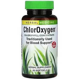 Хлорофилл концентрат Herbs Etc. ChlorOxygen 60 капсул