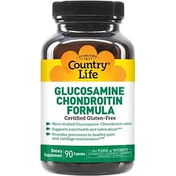 Препарат для суставов и связок Country Life Glucosamine Chondroitin Formula 90 капсул
