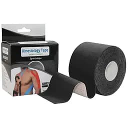 Кинезио тейп EasyFit Kinesio черный (EF-2080-BK)