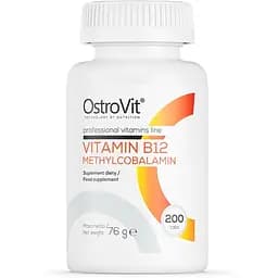 Вітаміни та мінерали OstroVit Vitamin B12 Methylocobalamin 200 таблеток