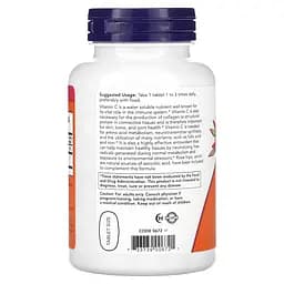 Вітаміни та мінерали NOW Vitamin C-500 Rose Hips, 250 таблеток - мініатюра 3
