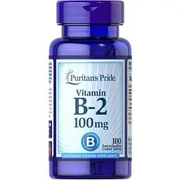 Витамины и минералы Puritan's Pride Vitamin B-2 (Riboflavin) 100 мг 100 таблеток