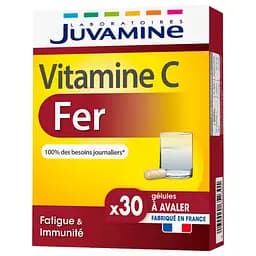 Залізо + Вітамін С Juvamine 30 капсул