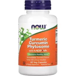 Натуральна добавка Now Curcumin Phytosome 60 вегакапсул