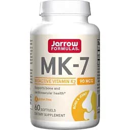 Вітаміни та мінерали Jarrow Formulas MK-7 90 mcg, 60 капсул