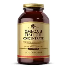Жирные кислоты Solgar Omega 3 Fish Oil Concentrate 120 капсул