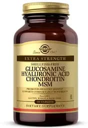 Препарат для суглобів і зв'язок Solgar Glucosamine Hyaluronic Acid Chondroitin MSM, 60 таблеток