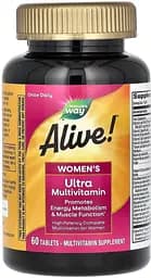 Вітаміни та мінерали Nature's Way Alive! Once Daily Women's Ultra Potency, 60 таблеток - мініатюра 2