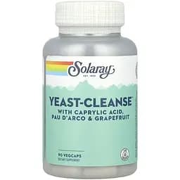 Комплекс трав Solaray Yeast Cleanse 90 веганських капсул - мініатюра 1