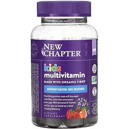 Мультивітаміни для дітей New Chapter Kid's Multivitamin ягідно-цитрусовий смак 60 жувальних цукерок
