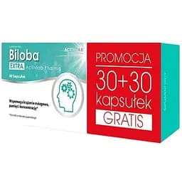 Натуральна добавка Activlab Pharma Biloba Extra 60 капсул