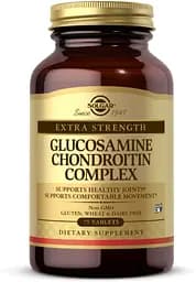 Препарат для суглобів і зв'язок Solgar Glucosamine Chondroitin Complex Extra Strength, 75 таблеток