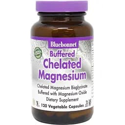 Вітаміни та мінерали Bluebonnet Nutrition Buffered Chelated Magnesium 120 вегакапсул