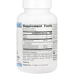 Омега-3 Source Naturals Omega-3S EPA-DHA для веганів 300 мг 60 капсул (SNS-02459) - мініатюра 2