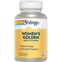 Вітаміни Solaray Women's Golden Multi-Vitamin 90 капсул